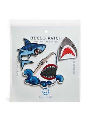 Becco Bags Shark Attack 4-Piece Patch Set