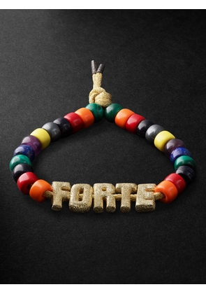 Carolina Bucci - Formentera Forte Beads Gold Multi-Stone Bracelet - Men - Orange