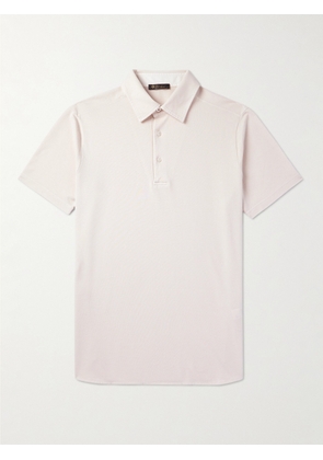 Loro Piana - Cotton-Piqué Polo Shirt - Men - Neutrals - XS