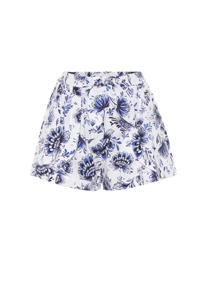 Alexandra Miro Floral cotton shorts