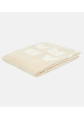 Isabel Marant Logo cotton terry beach towel