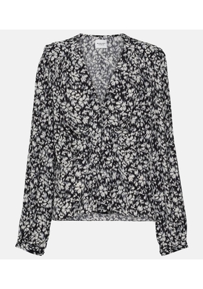 Marant Etoile Draped floral blouse