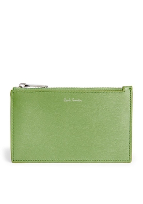 Paul Smith Leather Zip-Up Card Holder
