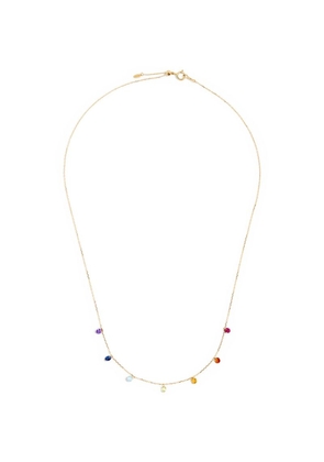 Persée Yellow Gold And Sapphire Chakra Necklace