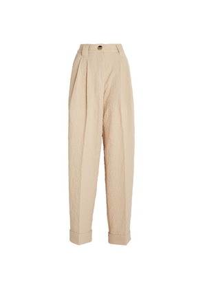 Ganni Textured Suiting Trousers