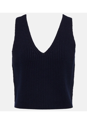 Eres V-neck wool and cashmere top