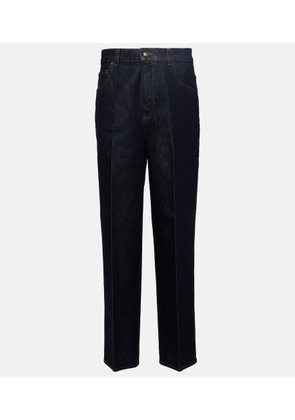 Loro Piana High-rise cropped straight jeans