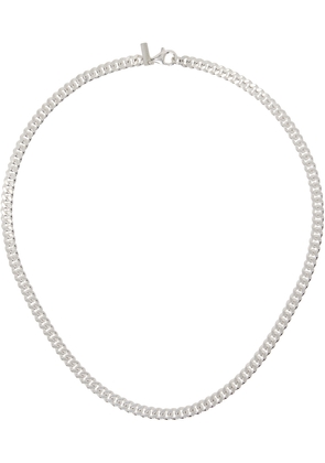 Hatton Labs Silver Classic Mini Cuban Chain Necklace