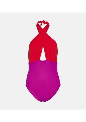 Karla Colletto Mabel colorblocked swimsuit
