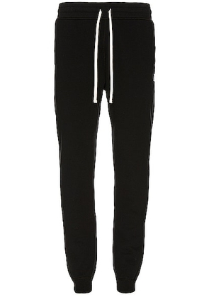 Reigning Champ Slim Sweatpant in Black - Black. Size XL (also in L).