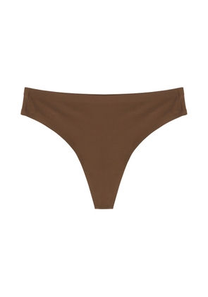 Chantelle Soft Stretch Thong - Brown - One Size