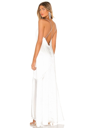 ELLIATT Aisle Dress in White. Size M, S, XL, XS, XXL.