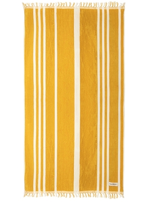 business & pleasure co. The Beach Towel in Yellow.