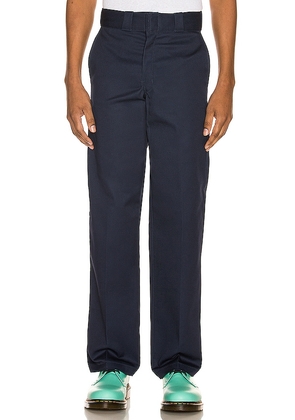 Dickies 874 Work Straight Leg Pant in Navy. Size 36x32.