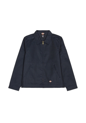 Dickies Unlined Eisenhower Jacket in Navy. Size M, S, XL.