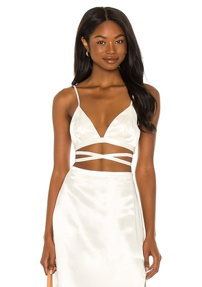 House of Harlow 1960 x REVOLVE Adonia Bralette in Ivory. Size XL.