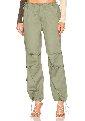GUIZIO Utility Cargo Pant in Sage. Size S, XS.