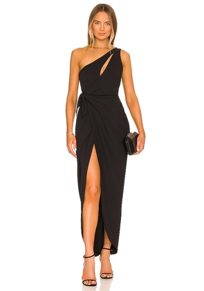 Amanda Uprichard x REVOLVE Conetta Gown in Black. Size L, S, XS.