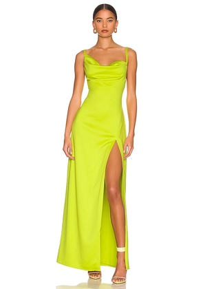 Camila Coelho Reyna Maxi Dress in Green. Size XS.