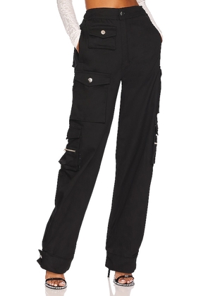 EB Denim Cargo Pants in Black. Size M, S.