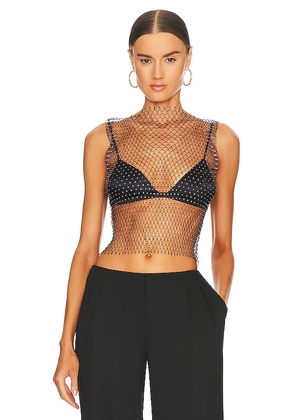 Amber Sceats x REVOLVE Studded Top in Metallic Silver.