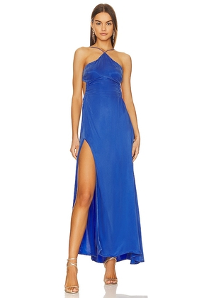 For Love & Lemons X REVOLVE Kyra Maxi Dress in Blue. Size M, XL.