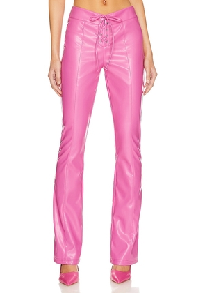 h:ours Annalise Pant in Pink. Size M, S, XL, XS, XXS.