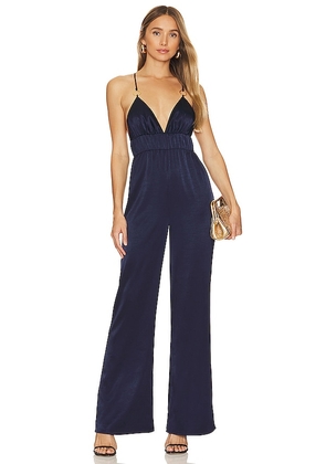 House of Harlow 1960 x REVOLVE Vianne Jumpsuit in Navy. Size S, XS.