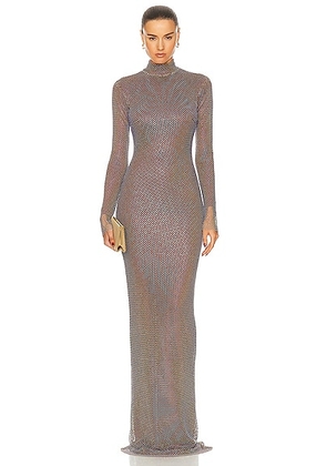 The New Arrivals by Ilkyaz Ozel Donyale Dress in Le S?pia - Brown. Size 40 (also in ).