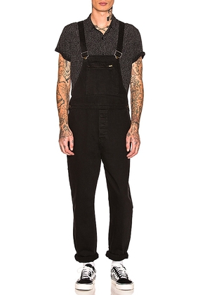 ROLLA'S Trade Overalls in Black. Size M, XL/1X.