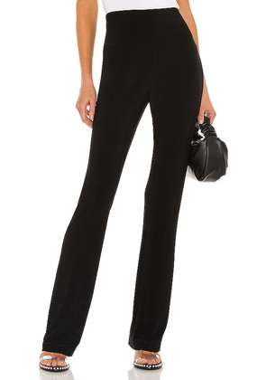 Norma Kamali Boot Pant in Black. Size M, S, XL, XS.