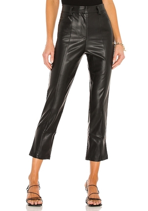 LBLC The Label Jen Faux Leather Trouser in Black. Size XS.