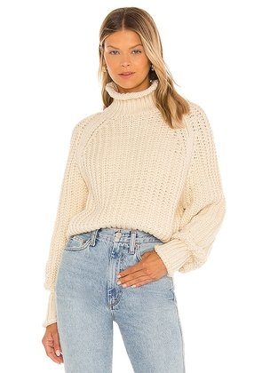LBLC The Label Jules Sweater in Cream. Size M, S, XS.