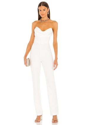 NBD Conner Jumpsuit in White. Size M, XL.
