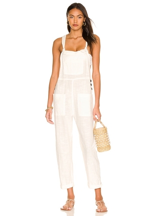 LSPACE Cali Girl Jumpsuit in White. Size S, XL.
