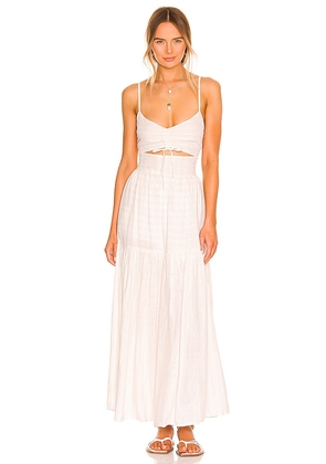 LSPACE Zuri Dress in Cream. Size M, XL, XS.
