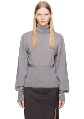 LOW CLASSIC Gray Extended Sleeve Sweater
