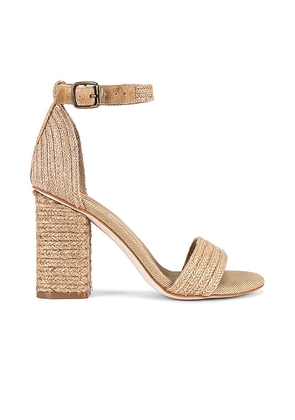 Jeffrey Campbell Rowboat Sandal in Tan. Size 9.5.