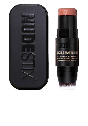 NUDESTIX Nudies Matte Lux All Over Face Blush in Nude.