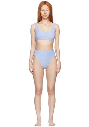 Jade Swim Blue Rounded Edges & Incline Bikini