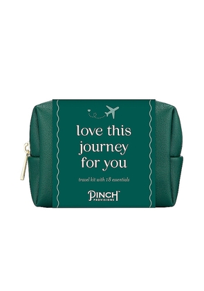 Pinch Provisions Love This Journey For You Travel Kit in Dark Green.