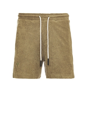 OAS Terry Shorts in Green. Size M, S.