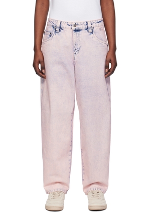 Dime Pink Classic Baggy Jeans