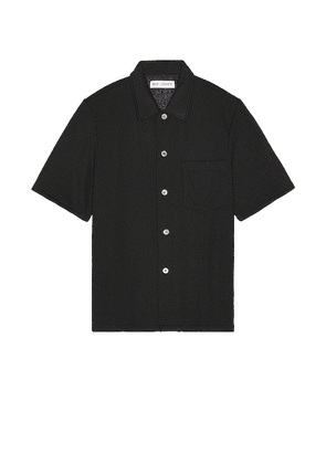 Our Legacy Box Short Sleeve Shirt in Black. Size 50, 52.