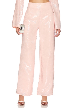 Lovers and Friends Leighton Sequin Pant in Pink. Size S, XS, XXS.