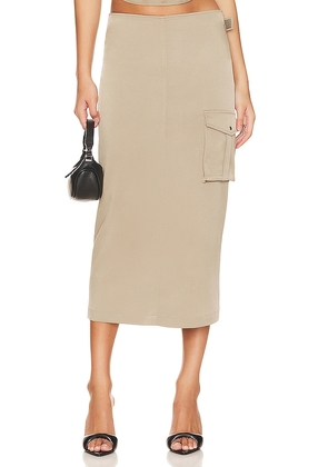Miaou Suki Skirt in Sage. Size M, XL.