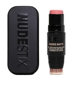 NUDESTIX Nudies Matte All Over Face Blush Color in Pink.