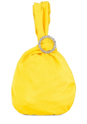 Khanums X Revolve Single Strap Bag in Yellow.