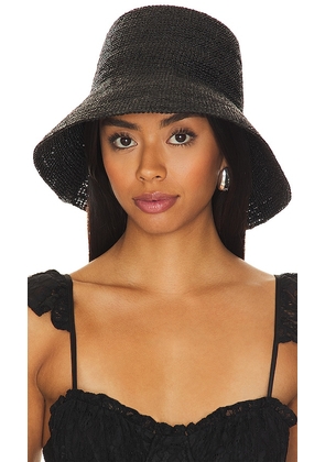 Janessa Leone Felix Bucket Hat in Black. Size M, S.