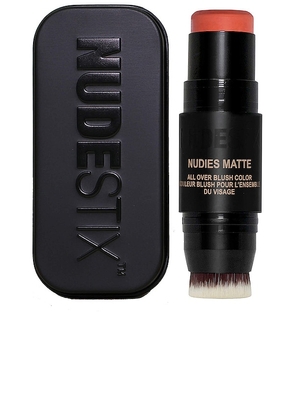 NUDESTIX Nudies Matte All Over Face Blush Color in Coral.